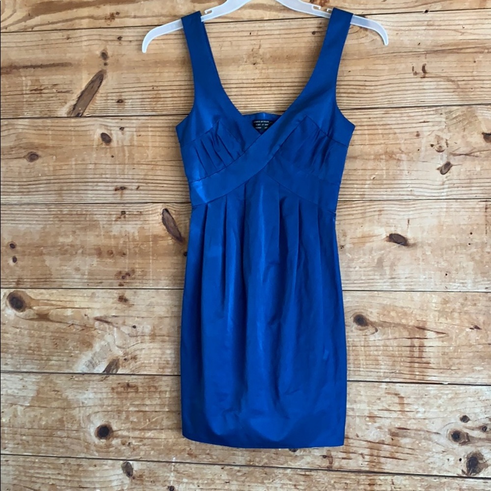 AllSaints Spitalfields navy blue dress